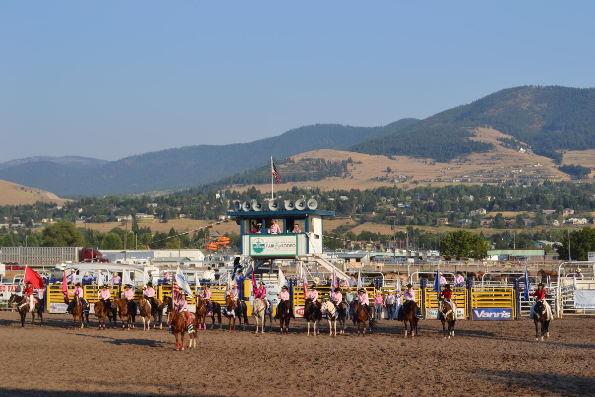 Open Ceremonies of the Rodeo at the Western Montana Fair